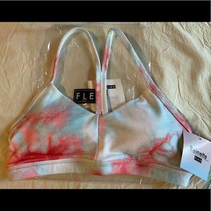 Fleo Reinette Sports Bra - S, Sky Rocket